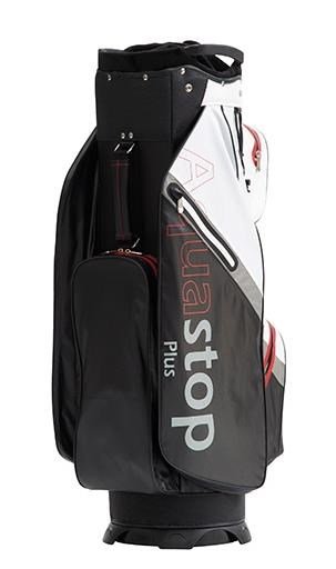 JuCad Aquastop Plus Facelift cart bag, nero/bianco/rosso
