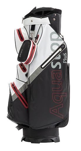 JuCad Aquastop Plus Facelift cart bag, nero/bianco/rosso