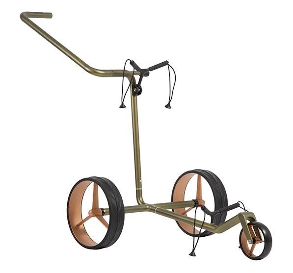 JuCad Carbon Verde Rosé carrello manuale, edizione speciale + borsa da trasporto JTT