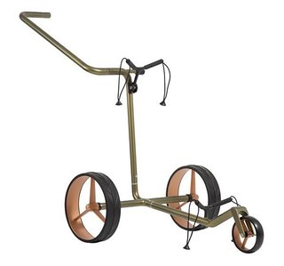 JuCad Carbon Verde Rosé carrello manuale, edizione speciale + borsa da trasporto JTT