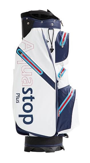 JuCad AquaStop Plus Facelift cart bag, racing design - blu/bianco/rosso