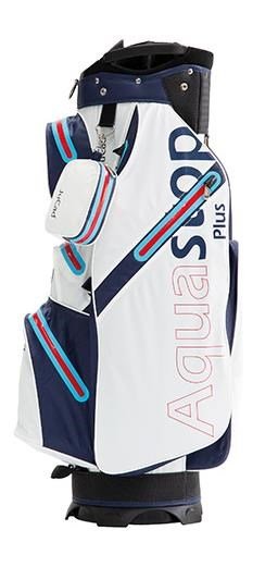 JuCad AquaStop Plus Facelift cart bag, racing design - blu/bianco/rosso