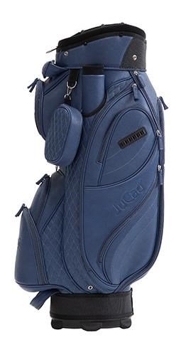 JuCad Style cart bag, blu scuro/effetto pelle