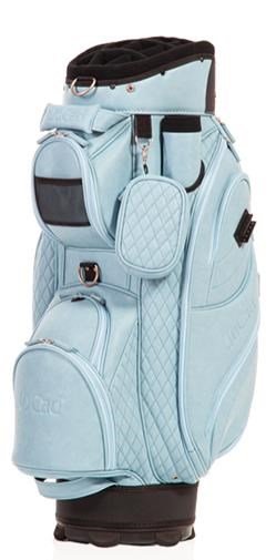 JuCad Style cart bag, blu brillante/effetto pelle