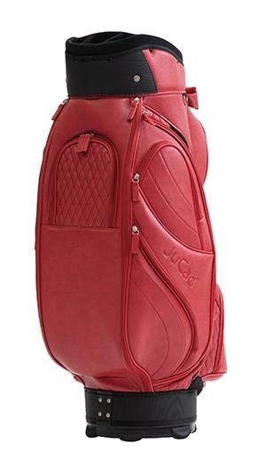 JuCad Style cart bag, rosso/effetto pelle