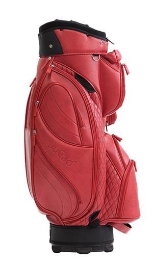 JuCad Style cart bag, rosso/effetto pelle