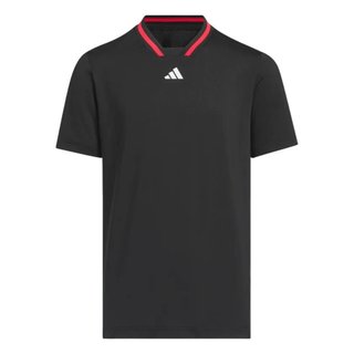 Adidas Sport Collar polo da bambino, nero