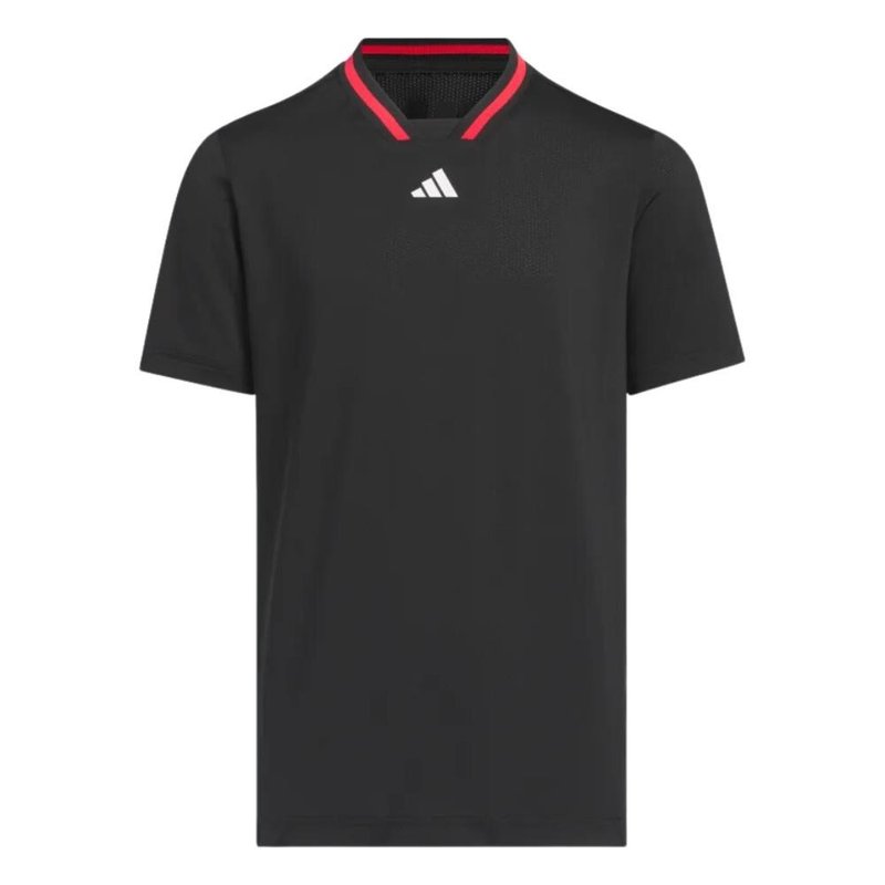 Adidas Sport Collar polo da bambino, nero