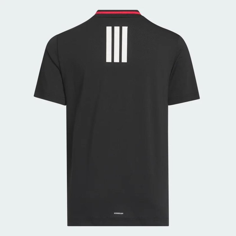 Adidas Sport Collar polo da bambino, nero