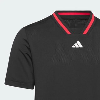 Adidas Sport Collar polo da bambino, nero