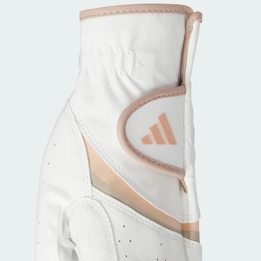 Adidas Adizero guanto da golf donna, bianco/wonder taupe