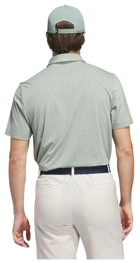 Adidas Ultimate365 Mini Bunker polo uomo, silver green