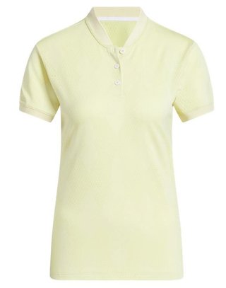 Adidas Ultimate365 Diamond Jacquard polo da donna, giallo polvere