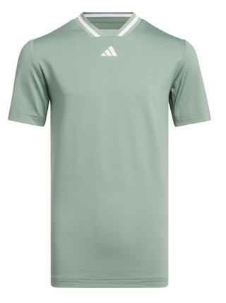 Adidas Collar junior polo da bambino, silver green