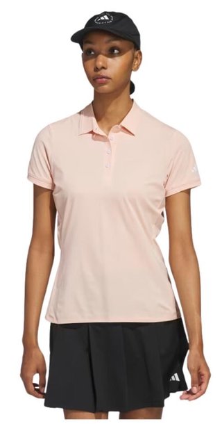 Adidas Ultimate365 Tour Twistknit polo donna, powder coral