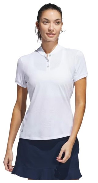 Adidas Ultimate365 Diamond Jacquard polo da donna, bianco