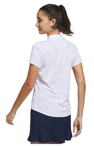Adidas Ultimate365 Diamond Jacquard polo da donna, bianco
