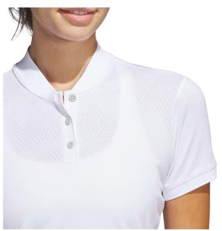 Adidas Ultimate365 Diamond Jacquard polo da donna, bianco