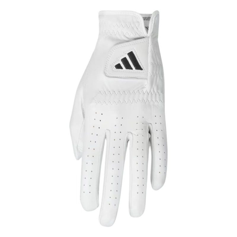 Adidas Pro Leather guanto da golf uomo, bianco