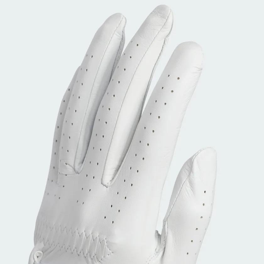 Adidas Pro Leather guanto da golf uomo, bianco