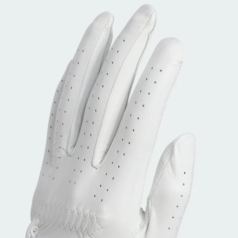 Adidas Pro Leather guanto da golf uomo, bianco