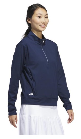 Adidas Ultimate365 half-zip felpa donna, navy