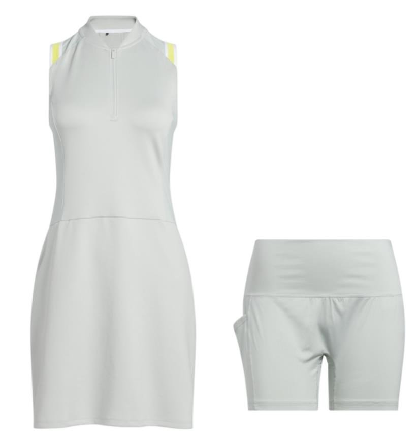 Adidas Ultimate365 Racerback abito senza maniche da donna, wonder silver