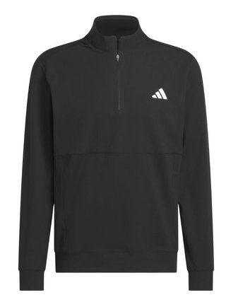 Adidas Tour 1/4-zip felpa da uomo, nero