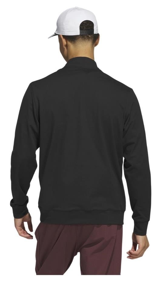 Adidas Tour 1/4-zip felpa da uomo, nero