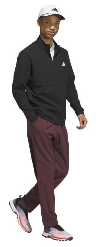 Adidas Tour 1/4-zip felpa da uomo, nero