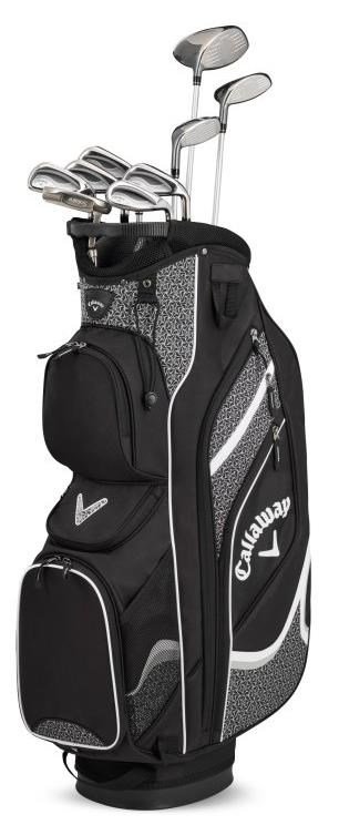 Callaway Solaire 10PC set golf da donna, grafit, nero