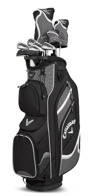 Callaway Solaire 10PC set golf da donna, grafit, nero
