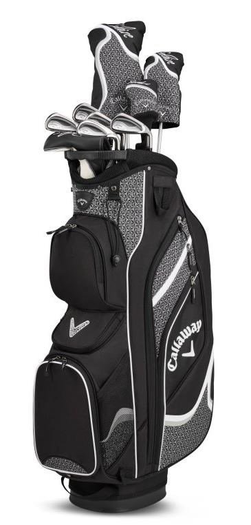 Callaway Solaire 10PC set golf da donna, grafit, nero