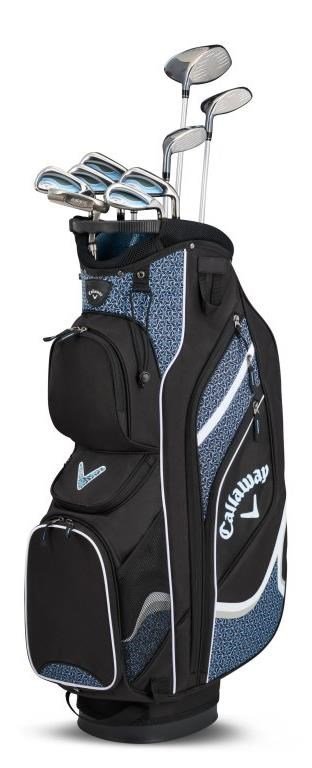 Callaway Solaire 10PC set golf da donna, grafit, azzurro