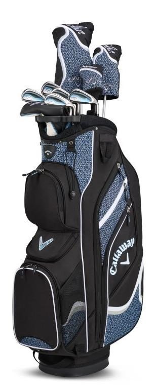 Callaway Solaire 10PC set golf da donna, grafit, azzurro