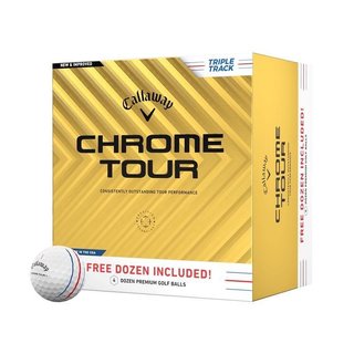 Callaway Chrome Tour Triple Track palline da golf 2024 (4 dozzine, 48 palline)
