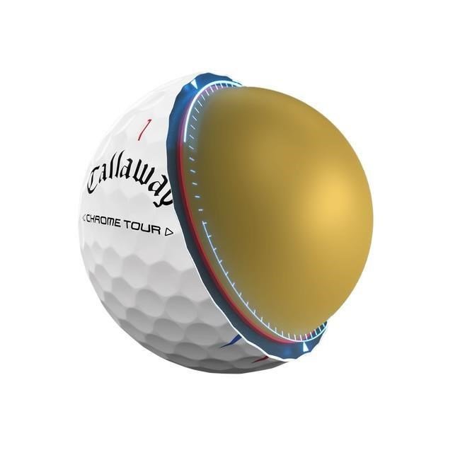 Callaway Chrome Tour Triple Track palline da golf 2024 (4 dozzine, 48 palline)