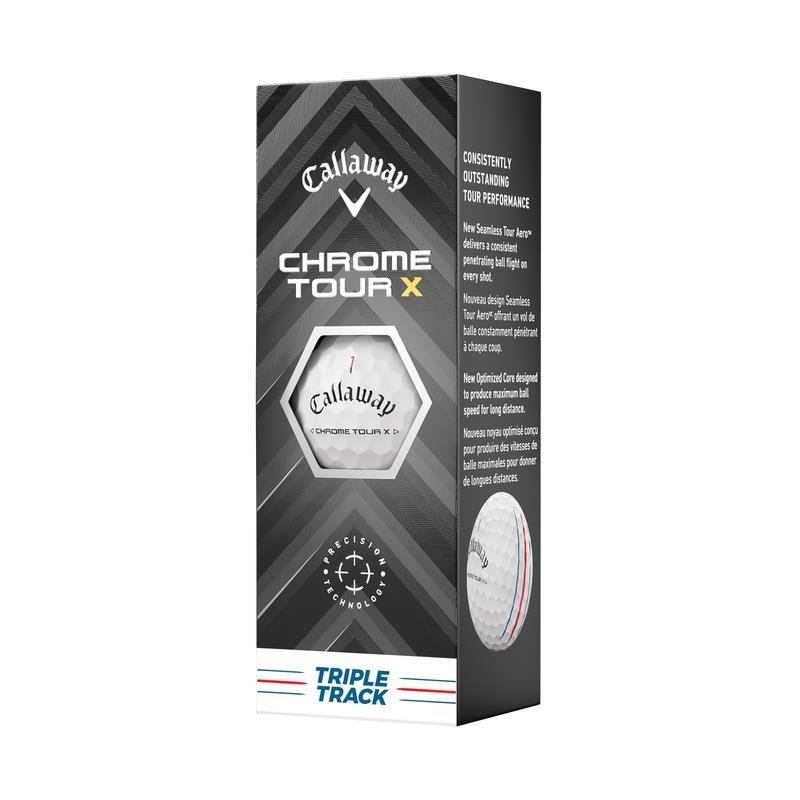 Callaway Chrome Tour X Triple Track palline da golf 2024 (48 palline, 4 dozzine)