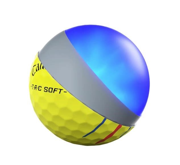 Callaway ERC Soft Triple Track palline da golf, gialle