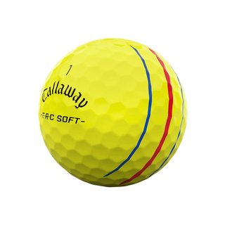 Callaway ERC Soft Triple Track palline da golf, gialle