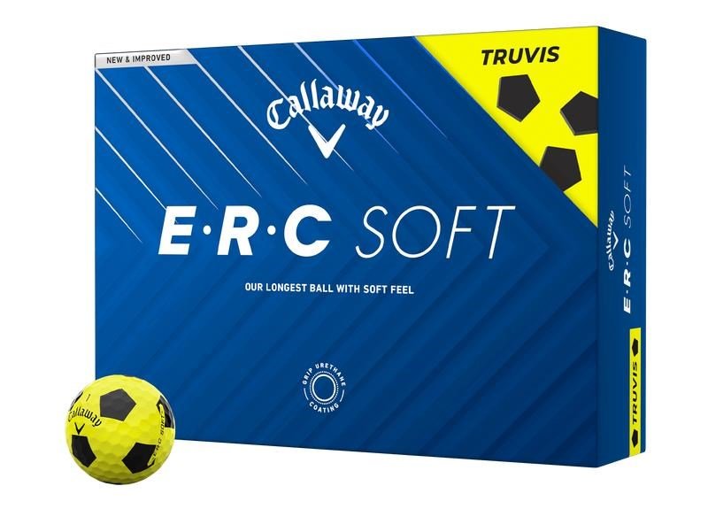 Callaway ERC Soft Truvis palline da golf, gialle
