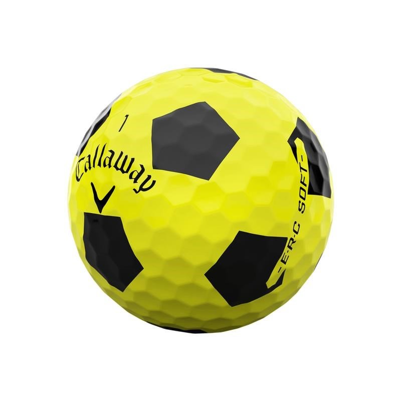 Callaway ERC Soft Truvis palline da golf, gialle