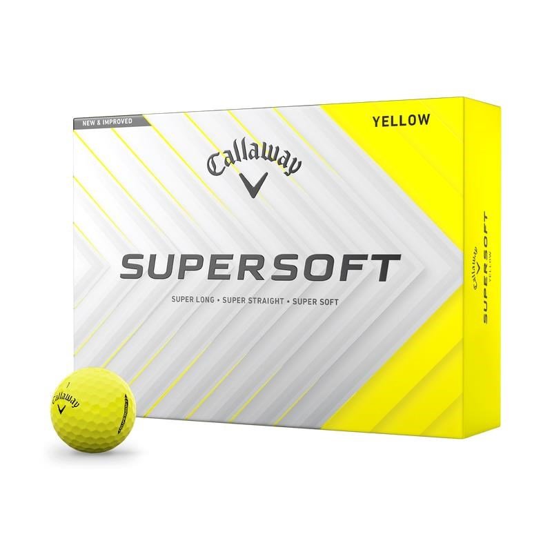 Callaway Supersoft palline da golf (12 palline), gialle