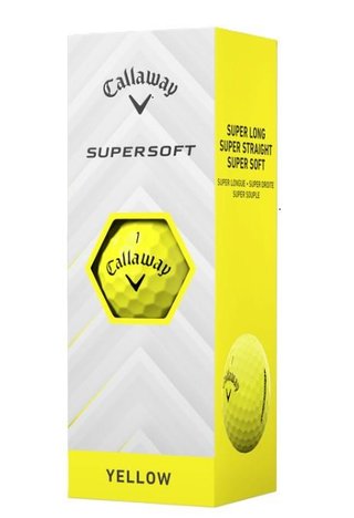 Callaway Supersoft palline da golf (12 palline), gialle