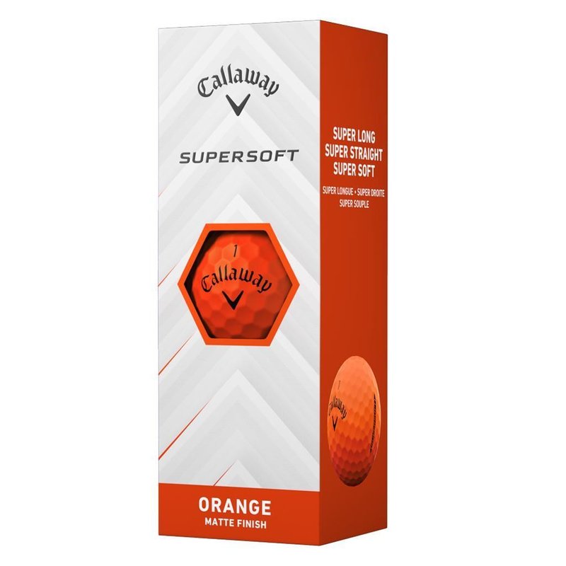 Callaway Supersoft Matte palline da golf, arancioni