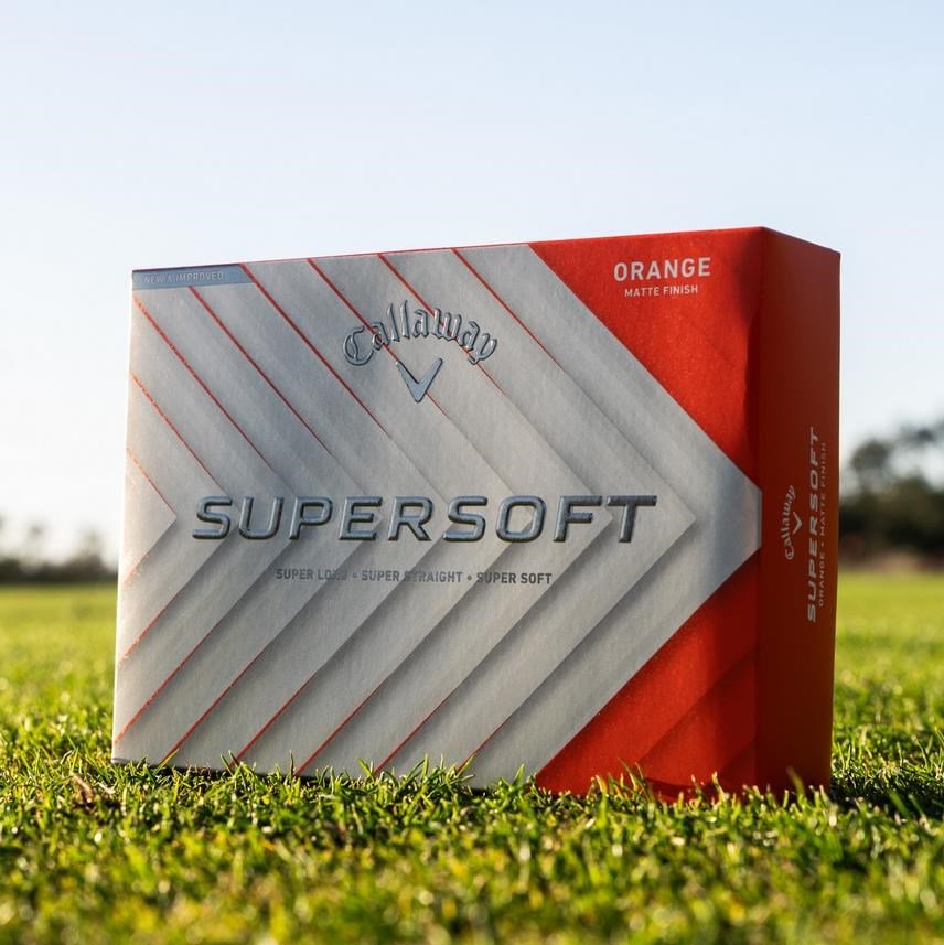 Callaway Supersoft Matte palline da golf, arancioni