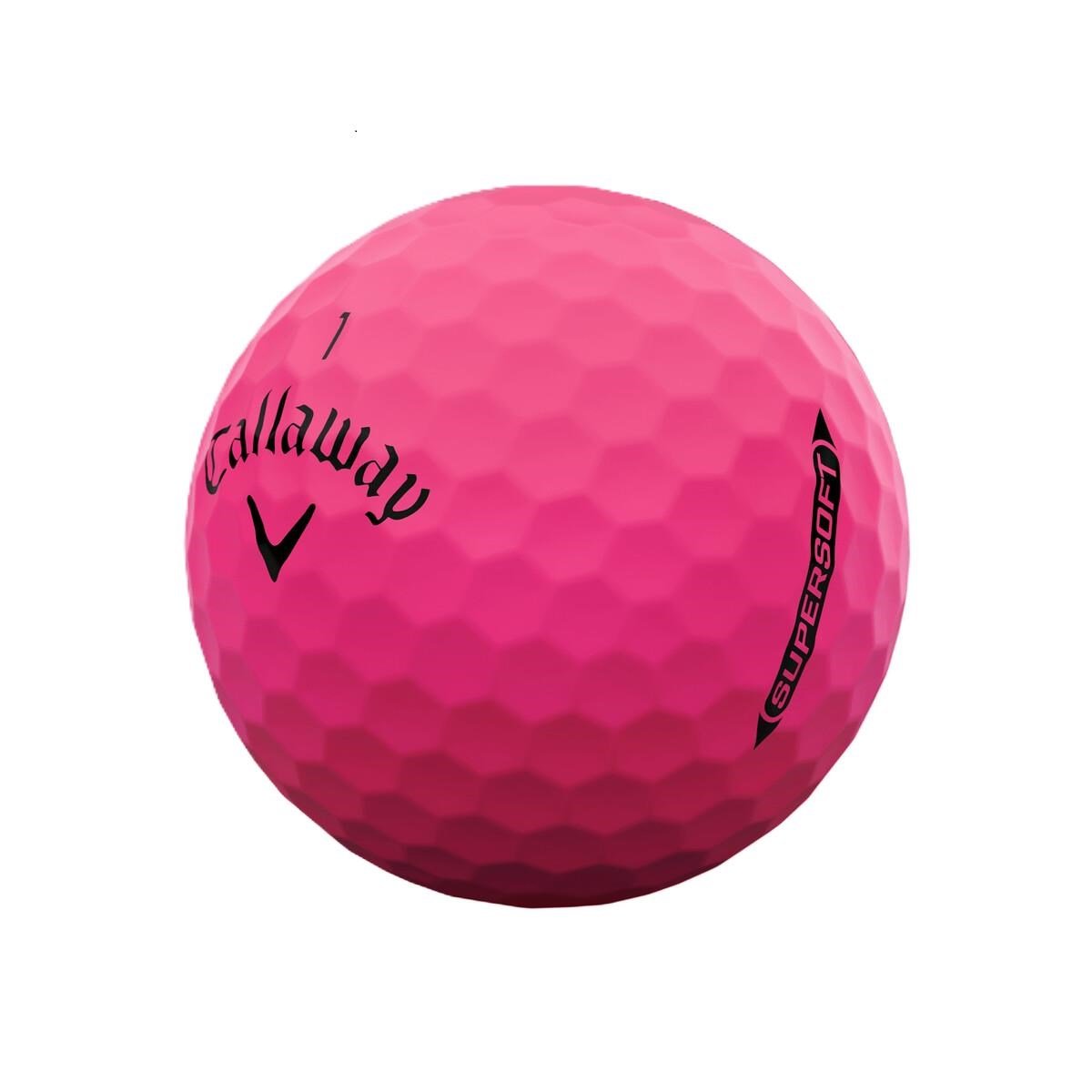 Callaway Supersoft Matte palline da golf, rosa