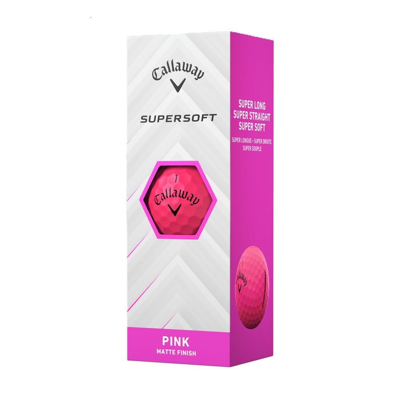 Callaway Supersoft Matte palline da golf, rosa