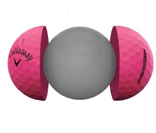 Callaway Supersoft Matte palline da golf, rosa