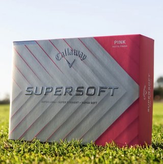 Callaway Supersoft Matte palline da golf, rosa